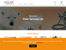 Tablet Screenshot of polarservicesltd.com